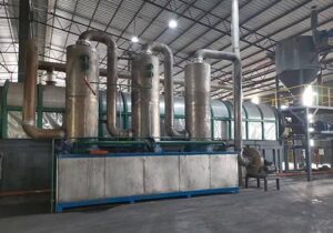 Pyrolysisunit factory real picture