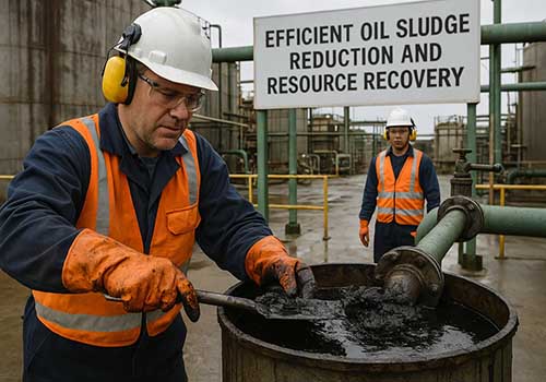 Efficient Oil Sludge Reduction and Resource Recovery