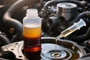 Oil obtained from pyrolysis of waste tires