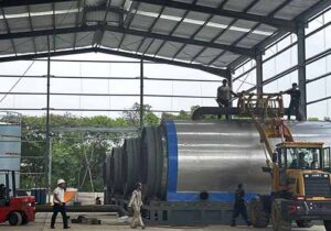 semi continuous pyrolysis plant