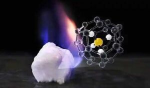Pyrolysis of combustible gas