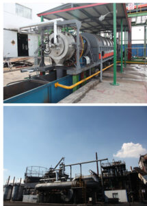 Sulfur content of pyrolysis oil