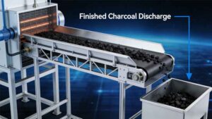 Finished Charcoal Discharge