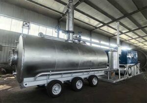 Mobile pyrolysis machine-1