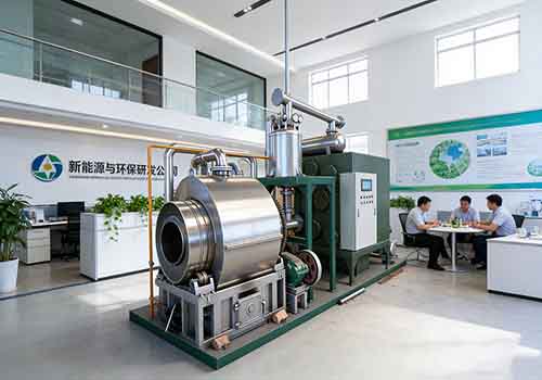 Pyrolysis machine for new energy and environmental protection research and development