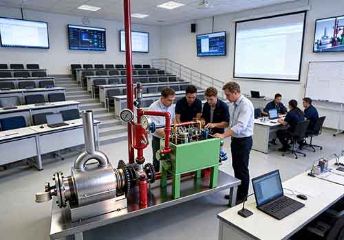 Pyrolysis machine used in teaching and training institutions