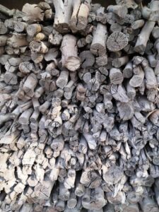 Pyrolysis of biochar