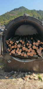 Wood Carbonization furnace