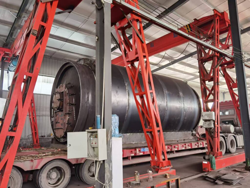 April 2021two oil sludge pyrolysis devices were installed in North Korea, with a daily processing capacity of 10 to 15 tons-2
