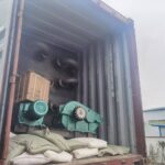 In December 2022, a Malaysian customer received two sets of waste tire pyrolysis equipment-11