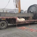 In December 2022, a Malaysian customer received two sets of waste tire pyrolysis equipment-12