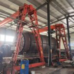 In February 2023, a Malaysian customer received two sets of waste tire pyrolysis equipment-5