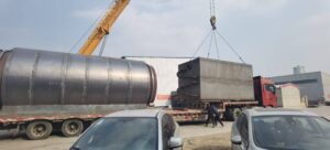 Indonesia customer 12 sets of waste tire pyrolysis equipment and 1 set of waste engine oil distillation equipment-3