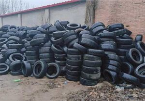 Pyrolysis of used passenger car tires