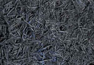 Straw charcoal