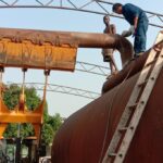 Indonesian customer ordered two pyrolysis machines and one waste oil distillation machine