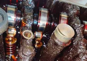 Waste engine oil sludge
