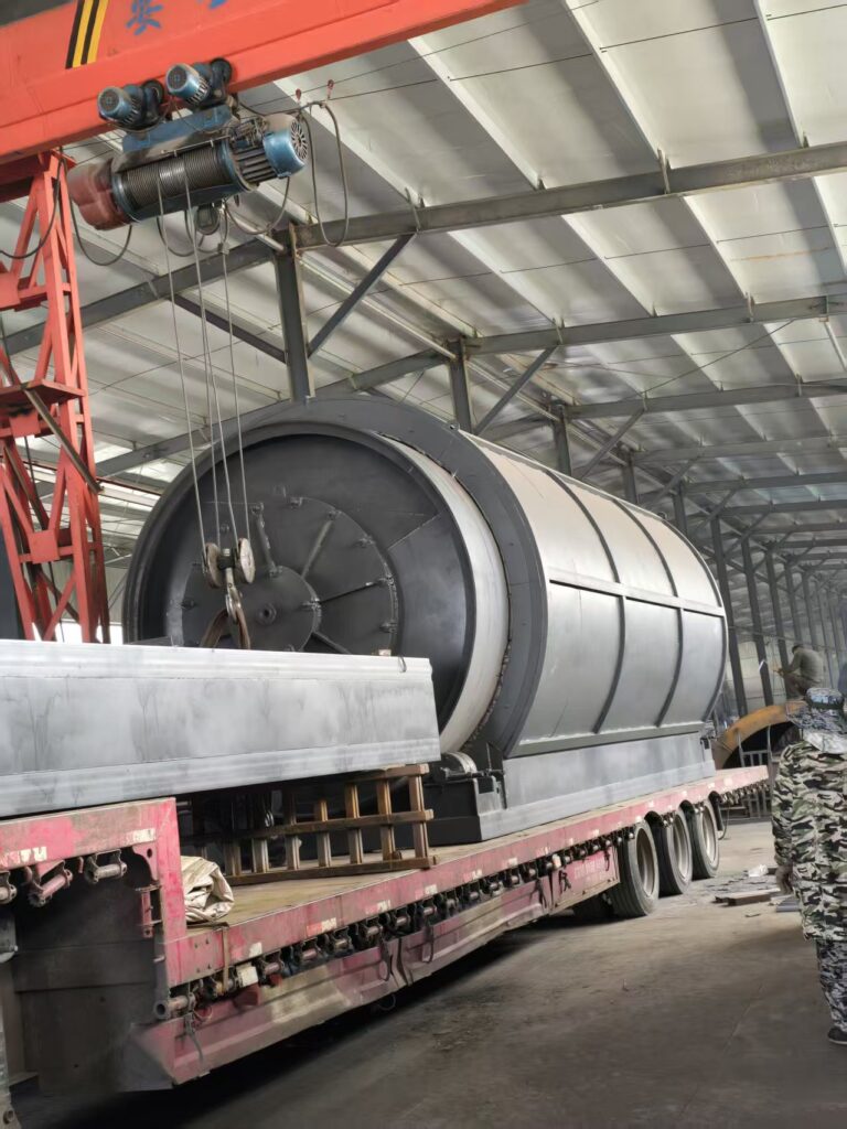 two waste tire pyrolysis plants were installed in Ghana, Africa.-8