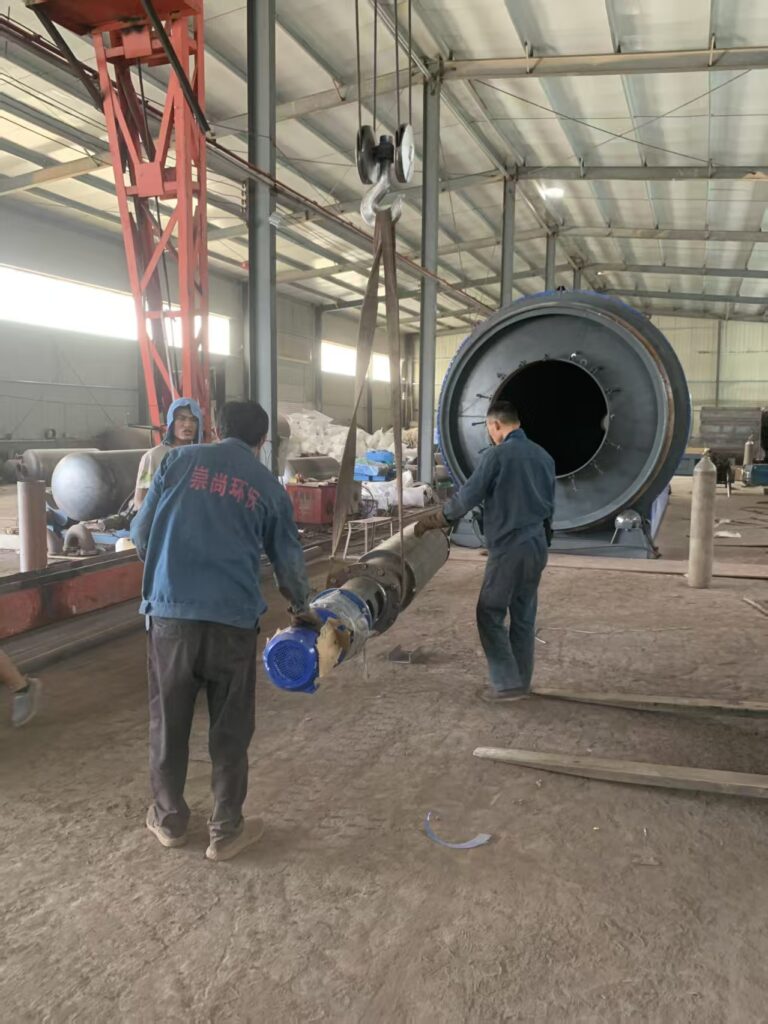 In July 2024, a waste tire pyrolysis oil refining unit in Indonesia-2