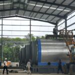 In July 2024, a waste tire pyrolysis oil refining unit in Indonesia-9