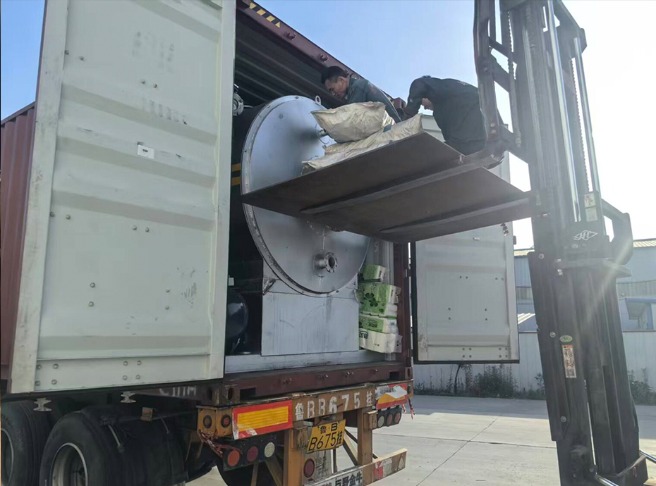 Nigerian waste engine oil distillation in December 2019 3 300x225 6