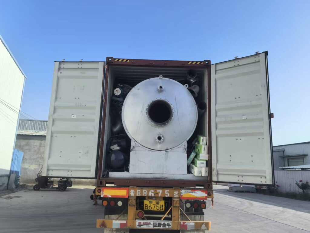 Skid-mounted waste oil distillation equipment in Zimbabwe, September 2024