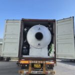 Skid-mounted waste oil distillation equipment in Zimbabwe, September 2024