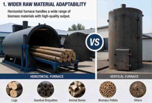 Difference between horizontal and vertical carbonization furnaces