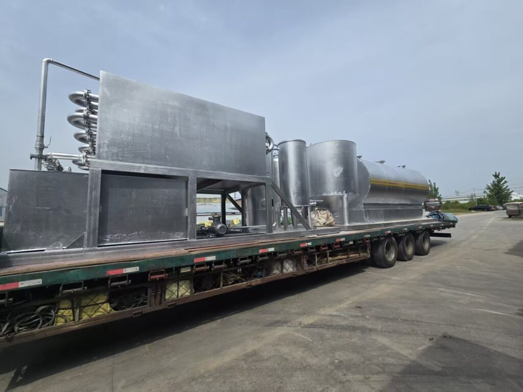 One skid-mounted waste oil distillation unit in the Democratic Republic of Congo, to be installed in March 2025.-2