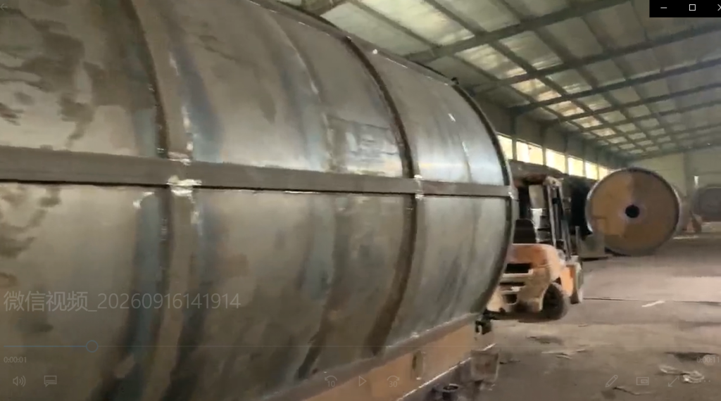15 ton waste tire pyrolysis plant in Ghana 1
