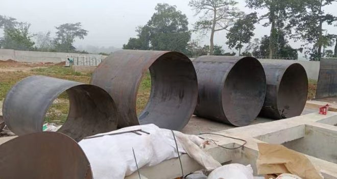 A customer from Cote d ‘Ivoire purchased two sets of pyrolysis equipment
