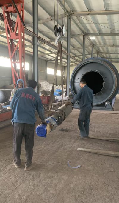 In July 2024, a waste tire pyrolysis oil refining unit in Indonesia-2