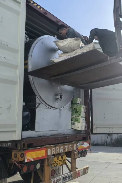 Skid-mounted waste oil distillation equipment in Zimbabwe, September 2024-3